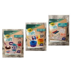Set of 3 Crayola At Home Craft Art Kits Activity